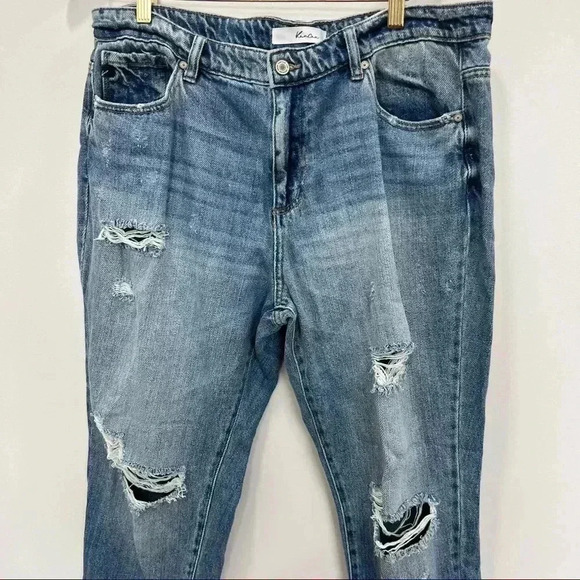 Kancan High Rise Boyfriend Jeans size 15/31 - Picture 2 of 11